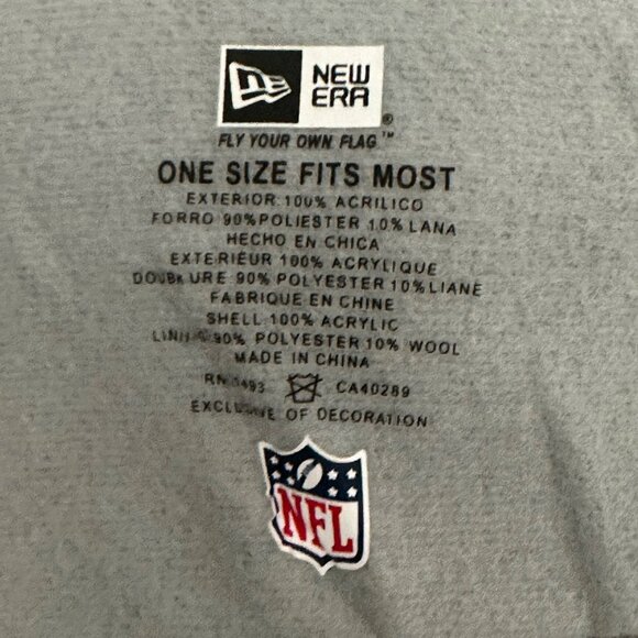 New Era On Field NFL Las Vegas Raiders Removeable Pom Beanie Football Athleisure - Picture 3 of 8